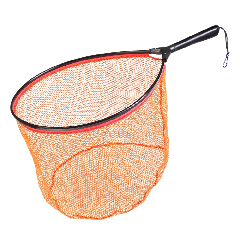 Lightweight Fish Landing Net Fly Fishing Fish Saver Knotless Nylon Mesh