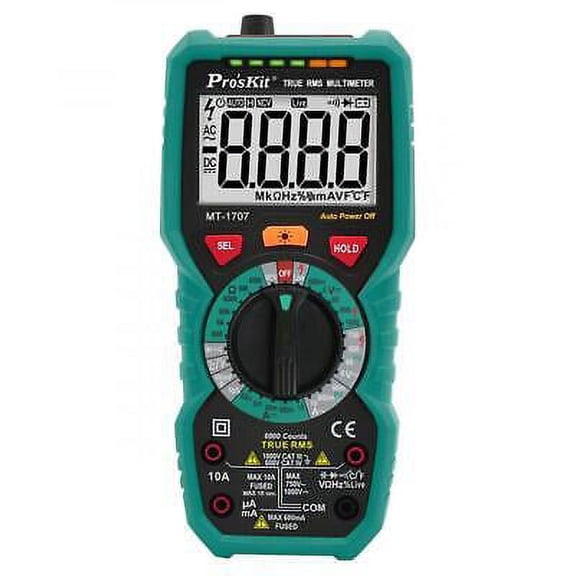 Pro'sKit MT-1707 3-5/6 True-RMS Multimeter