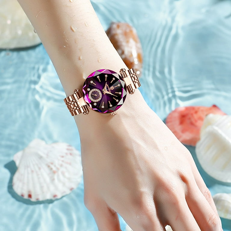 2pcs Elegant Female Watch Delicate Wrist Watch Ornament Lightweight Women Watch Festival Present Walmart