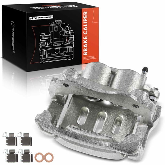 A-Premium Disc Brake Caliper Assembly with Bracket Compatible with Lexus GS300 GS400 GS430 SC430 1998-2010 Front Left Driver Side