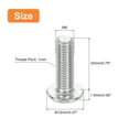 thumbnail image 2 of M6-1 x 20mm 100 Pack Vis Plates Rondes en Métal pour Machine d'Entraînement Phillips, 2 of 6