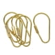 thumbnail image 1 of Paquete de 6 mosquetones de latón con tornillo, mosquetón, gancho, clips para mosquetón 75x40mm, 1 of 7