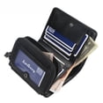 thumbnail image 2 of Cartera corta para hombre, con tres pliegues y cremallera, para múltiples tarjetas, tarjetero fino de moda para hombre, 2 of 6