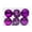 Purple, variant on JeashCHAT 6 Pcs Christmas Ball Ornaments Set, Christmas Tree Decorations Plastic Xmas Balls Baubles Set Hanging Ornaments New Year Christmas Party Decor 3.15 inch Dark Blue
