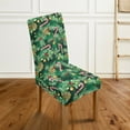 thumbnail image 2 of COEQINE Dining Chair Covers 6-Pack, Stretchable Universal Fit Chair Slipcovers Washable Spandex, Protect and Renew Your Dining Room Chairs for Home Party Decor, Christmas Holly Candy Cane, 2 of 7