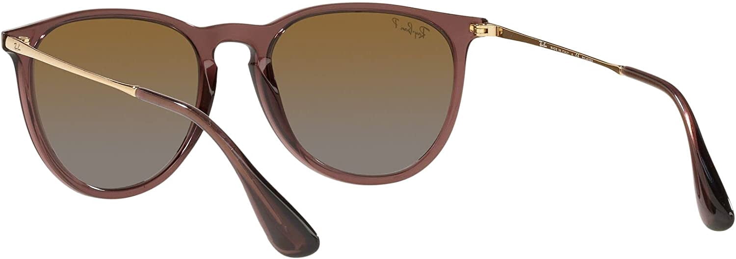 Ray-Ban Erika RB4171 Sunglasses - (6593T5) Transparent Dark Brown/Brown Gradient Polarized - 54mm