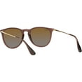 thumbnail image 6 of Ray-Ban Erika RB4171 Sunglasses - (6593T5) Transparent Dark Brown/Brown Gradient Polarized - 54mm, 6 of 7