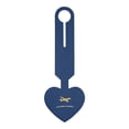 thumbnail image 2 of Surpdew Leather Boarding Card Cover Luggage Backpack Check Tag Blue, 2 of 3