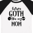 thumbnail image 4 of Inktastic Future Goth Like my Mom with Skulls Boys or Girls Toddler T-Shirt, 4 of 5