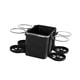 thumbnail image 2 of Organizador de reposabrazos para consola de coche, guantera, portavasos plegable, versátil para Portavasos negro para 4 tazas, 2 of 9