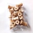 thumbnail image 2 of 20Pcs Vintage Style Empyty Wooden Bobbins Spools Reels Organizer for Sewing Ribbons Twine Wood Crafts Tools Thread Wire, 2 of 8