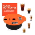 thumbnail image 2 of 3x Cápsula de café PP reutilizable con tapa de Slicone para la Bosch tassim, haz tu café Sunnimix Vainas de cápsulas reutilizables, 2 of 8