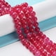 thumbnail image 1 of Dyed Natural Malaysia Jade Beads Strands Round Cerise 6mm Hole: 1mm about 31pcs/strand 7.48 inch(19cm), 1 of 4