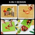 thumbnail image 4 of Bamboo Cutting Board Set with 6 Color-Coded Flexible Chopping Mats,BPA Free, Durable & Multi-Purpose for Kitchen Prep, Ideal Charcuterie & Chopping for Meat, Vegetables and Fruits Ideal Kitchen Gifts, 4 of 8