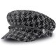 thumbnail image 1 of 1 Pice Bret Casquette Femme Mode (m, 56-58cm), Noir Chapeaux Dcontracte Rtro Lgant Chapeau Visire Casquette D'hiver Pour Dame, 1 of 5