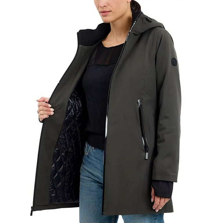 Michael kors olive coat discount