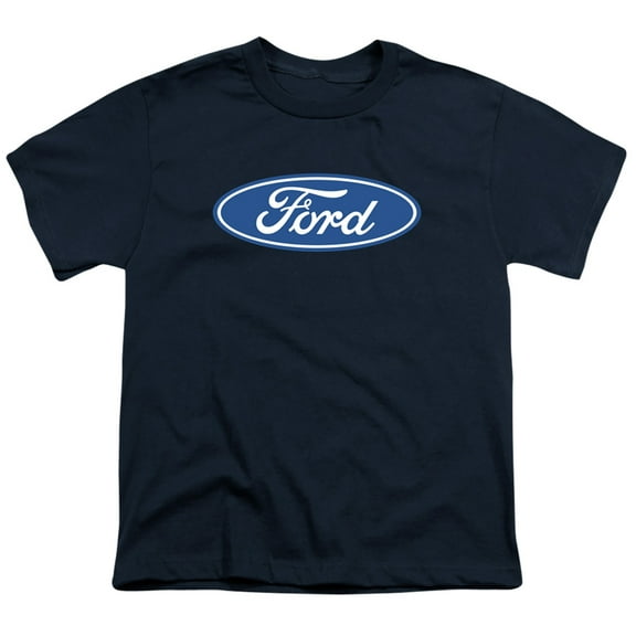 Ford Dimensional Logo S/S Youth 18/1 T-Shirt Navy