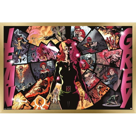 Marvel Comics - The X-Men: Dark Phoenix - Jean Wall Poster, 14.725" x 22.375", Framed