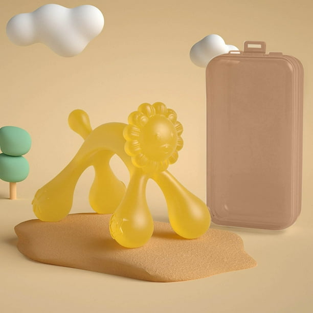 Juguetes de piscina, juguetes para bebés, juguetes para niños pequeños, juguetes para la dentición: mordedor para bebés para aliviar el dolor de la dentición y masajear las encías. Apto para BPA y con