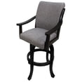 thumbnail image 2 of Home Square 30" Solid Wood Bar Stool in Mojave Gray - Set of 3, 2 of 4