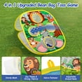 thumbnail image 2 of 4 in 1 Bean Bag Toss Game - 2025 Upgraded Corn Hole Set for Kids, Toddler Outdoor Toys, Gift for Boys Girls Ages 3-5, 5-7, 2 of 8
