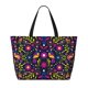 thumbnail image 2 of Fotbe Colorful Mexican Bolsa de Viaje para Playa - Resistente al Agua, Bolsa Tote de Gran Capacidad y Ligera con 7 Bolsillos para Mujeres y Hombres, 2 of 7
