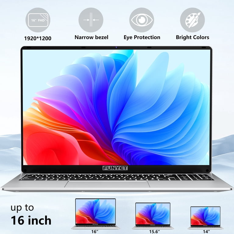 Chheart, Gaming Laptop, 16 inch, Windows 11 Pro, 16GB RAM 1TB SSD