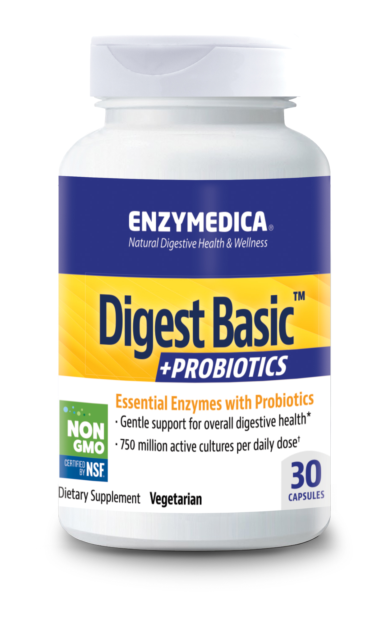 Enzymedica, Digest Basic + Probiotics, Supports Digestion and Helps