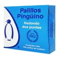 thumbnail image 1 of Palillos de madera Pingüino redondos dos puntas 250 pzas, 1 of 5