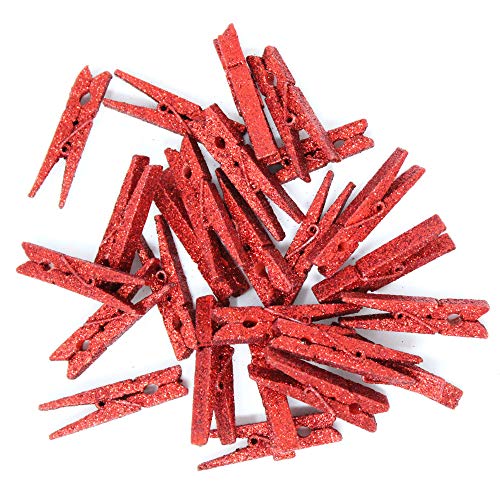 Just Artifacts 2.75-inch Craft Wood Clothespins//Peg Pins 100pcs, Baby Pink /& Powder Blue