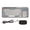 Black, variant on Wireless Keyboard Mouse Set, Retro Punk Style Rechargeable 2.4G/Bluetooth Dual-Mode Keyboard for Office PC Laptop, White (Includes Keyboard Film)