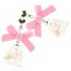 thumbnail image 1 of Bunny Dangle Earrings Rabbit Shape Chic Jewelry For Easter Parties Multi 4X3.5CM Fashion Accessory 1 Pair, 1 of 5