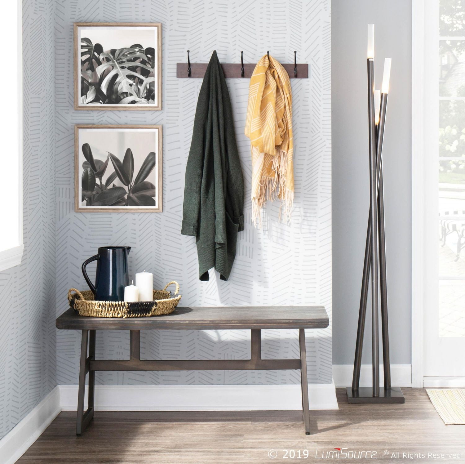 Banc industriel Geo, par LumiSource