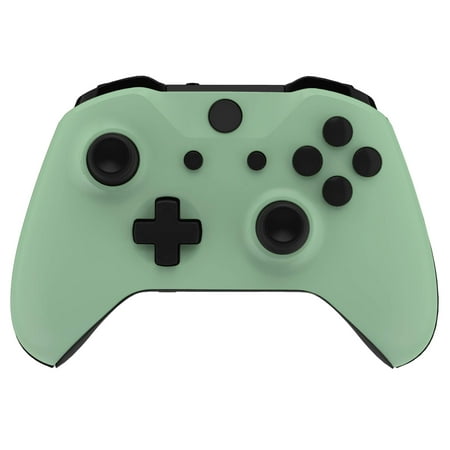eXtremeRate Matcha Green Front Housing Shell Replacement Faceplate for Xbox One Wireless Controller
