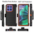 thumbnail image 3 of For Motorola Moto G Stylus 5G 2025 Case,Takfox Holster Phone Case with Built-in Screen Protector Swivel Belt Clip [3 Layers] Heavy Duty Full Body Protection Shockproof Kickstand Cover- Black, 3 of 9
