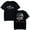 black, variant on Peso Pluma Doble PP Tshirt Tour 2023 World Merch Tee Women Men O-neck Short Sleeve Casual T-shirt