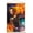 Premium Print and Beechwood Hanger Bundle, variant on Marvel Cinematic Universe - Captain Marvel - Energy Wall Poster, 14.725" x 22.375"