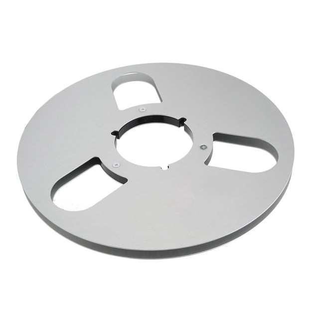 1/4 10 Inch Empty Reel, 3 Hole Aluminum Alloy Opening Machine Parts, Takeup Reel Recorder Accessory, Take Up Reel To Reel Tape Recorder For Nab