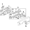 Genuine OE Acura Tie Down Hook - 60831-SW5-A00ZZ