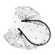 thumbnail image 4 of Diadema nupcial Forma de jaula de pájaros Diadema nupcial de aro de pelo de boda vintage Negro Zulema velo de novia, 4 of 8