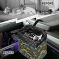 thumbnail image 6 of Xixirimido Retro Mushroom Daisy Floral Print Car Trash Bag Hanging, Garbage Bag and Water Resistant Trash Can for Car, Leakproof Trash Can for SUV Truck Car Accessories, 6 of 8