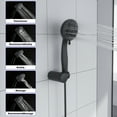 thumbnail image 4 of Logmey 10 inch Rainfall Shower Head,Shower Heads with Handheld Spray Combo,Wall Mounted Shower Faucet Set for Bathroom,Matte Black, 4 of 5