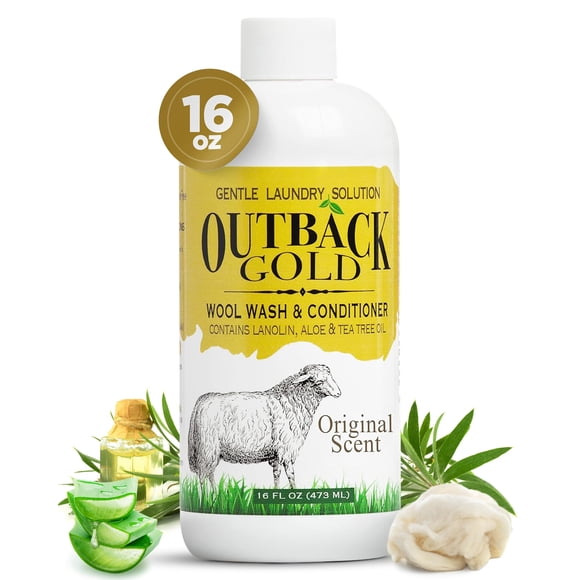 Detergente líquido para ropa Outback Gold Wool Wash 473 ml