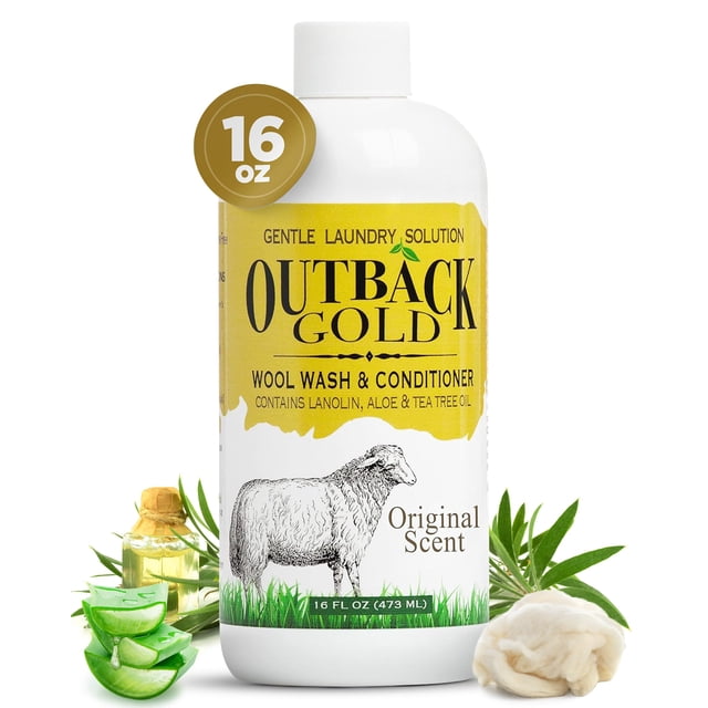 Detergente líquido para ropa Outback Gold Wool Wash 473 ml