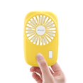thumbnail image 1 of Ventilador de mano Aluan P10 Mini USB Recargable Amarillo, 1 of 7