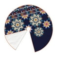 thumbnail image 3 of Kll Blue Mandala Christmas Tree Skirt ,Party Decorations Farmhouse For Christmas Decorations Holiday Party, 3 of 8
