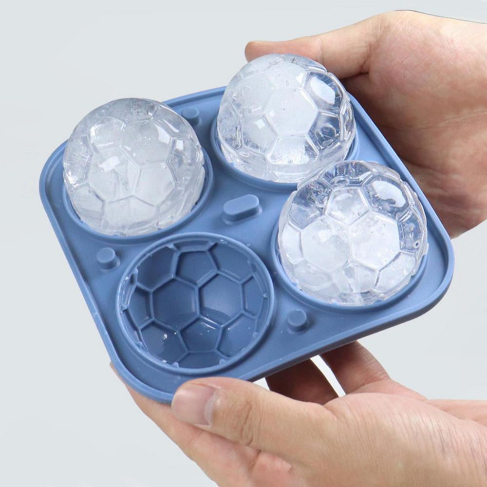 Tovolo Soccer Ball Ice Molds (Set of 2) - Slow-Melting, Leak-Free,  Reusable, & BPA-Free Craft Ice Molds For Game Day