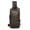 Dark brown, variant on Travel Sling Bag Waterproof Crossbody Bag with Combination Lock Anti-Theft PU Leather Chest Bag with USB Charging Hole Shoulder Backpack Motorcycle Bags