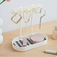 thumbnail image 6 of Jewelry Organizer,Jewelry Rack With Storage Tray Five Hooks Hanging for Necklaces,Bracelets,Chains,Rings,Earrings,Keys,Hair Accessories Storage Rack, 6 of 9