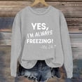 thumbnail image 3 of Generic Womens Letter Sweatshirt Crewneck Funny Saying Casual Funny Vintage Pullover Tops Fall Fashion Sweatshirts, 3 of 5